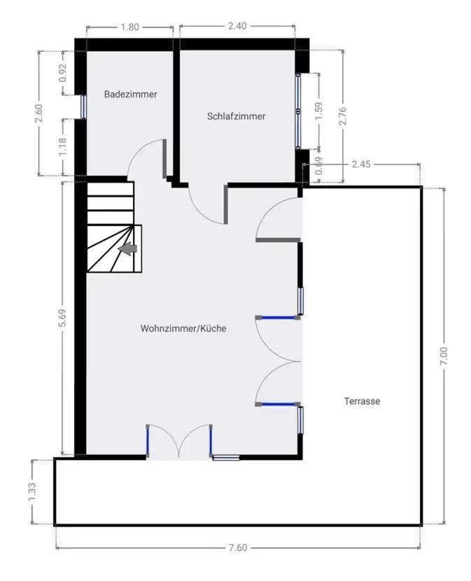 Ferienhaus Gartenglueck ベルリン エクステリア 写真